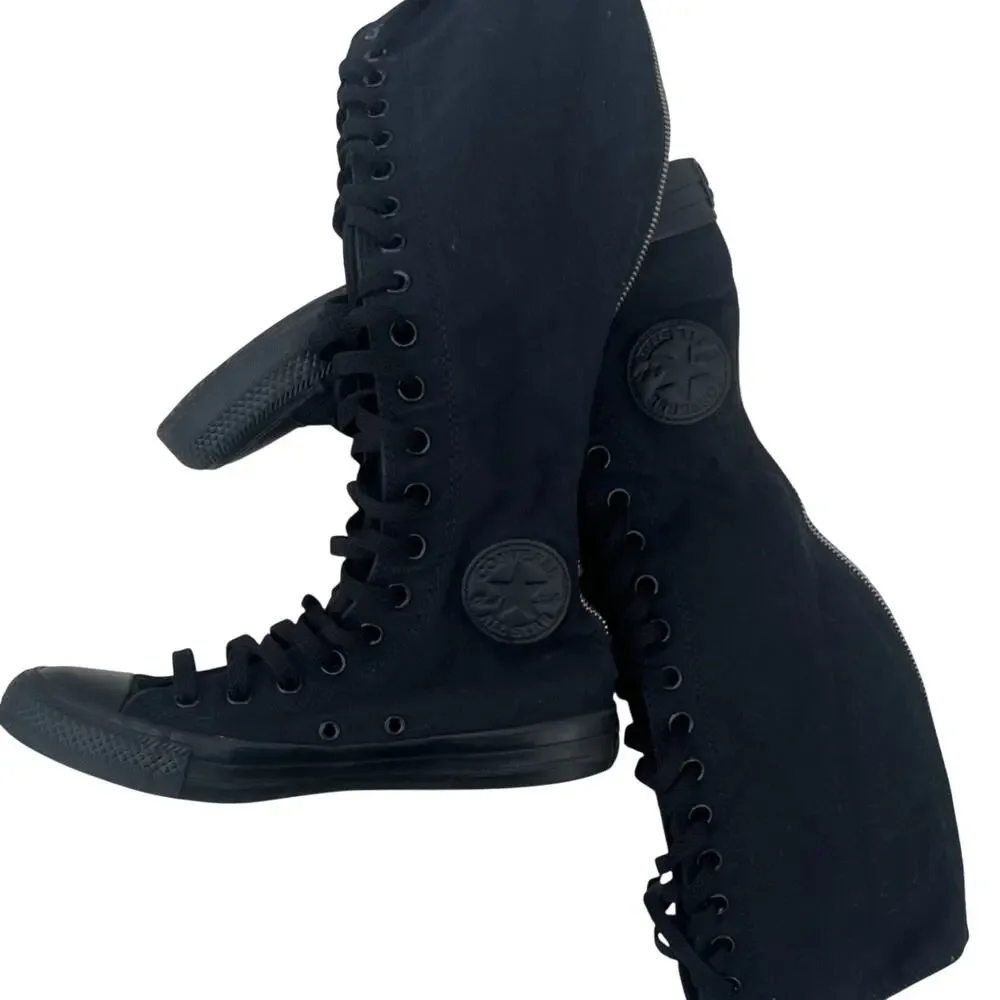 Women Size 7.5 - Converse Chuck Taylor All Star XX High Triple Black - Picture 5 of 6